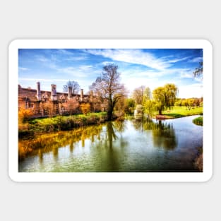 The River Welland Stamford Lincolnshire Sticker